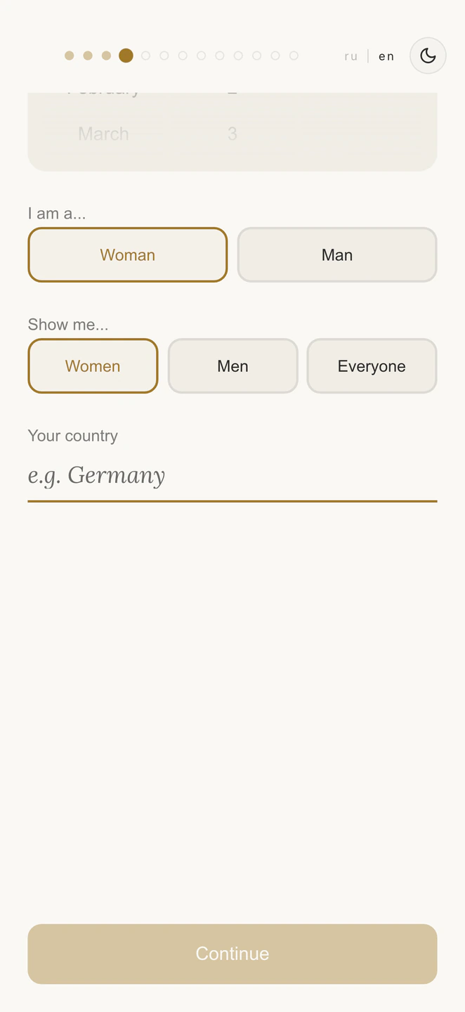 Your country, then your city