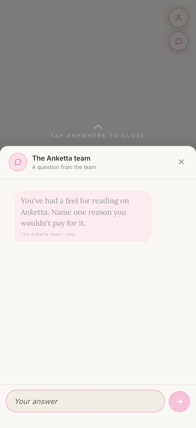 A question from the team on Home
