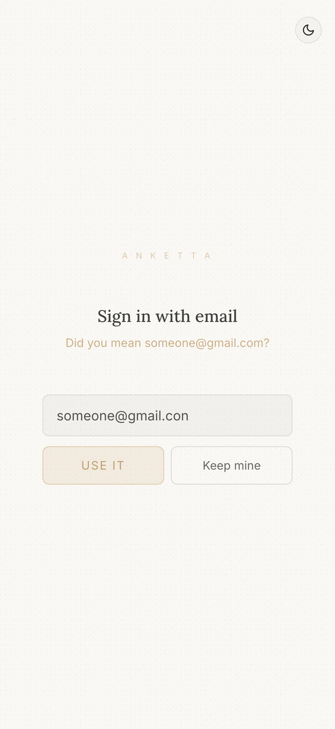 A typo caught before the code goes out
