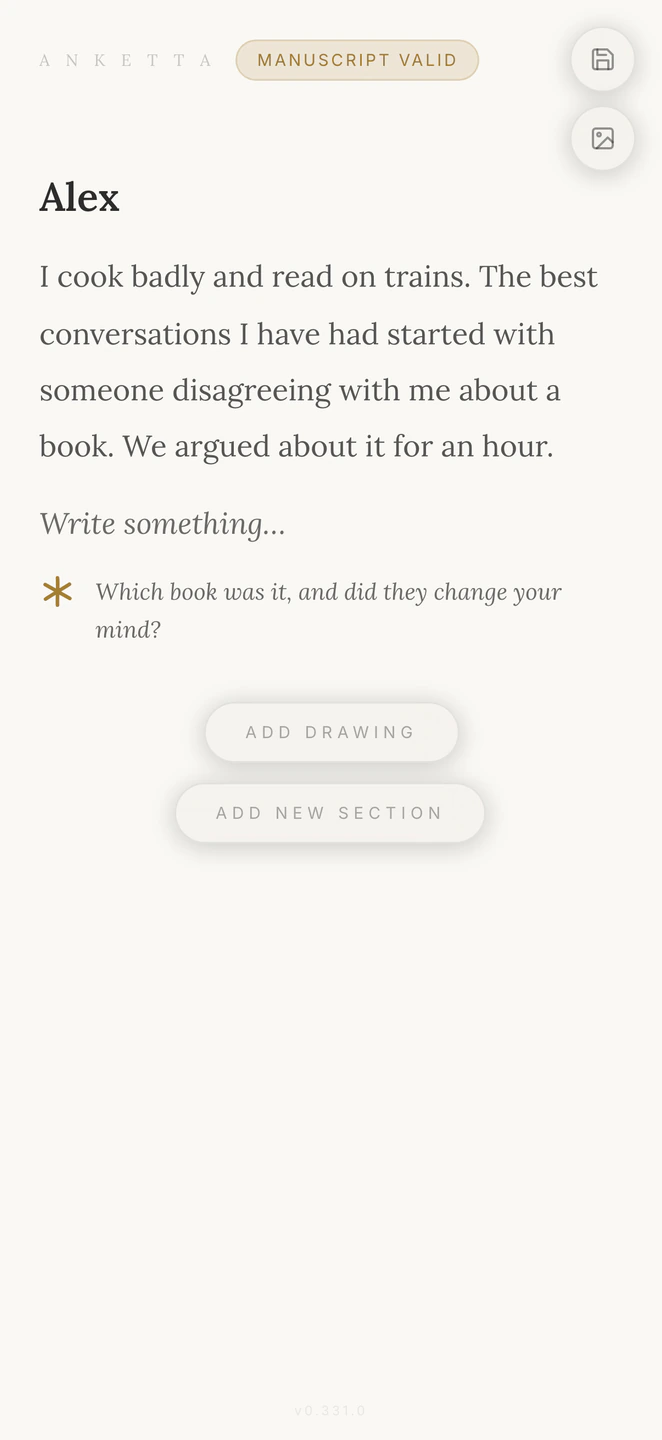 The gold mark in a new paragraph
